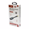 Cable Adaptador USB a Audio con Micrófono NETCOM PE SC Adaptador USB a Audio con Micrófono NETCOM PE SC aluminio en HD Multimedia PERU SAC