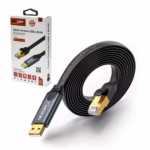 Cable de Consola USB a RJ45 con Chip FTDI 1.8M Netcom PE-US0362 | Compatible Cisco, Cable Consola USB a RJ45 Netcom PE-US0362 con Chip FTDI disponible en HD Multimedia PERU SAC