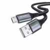 Cable Micro USB a USB Mt Enmallado Mbps W Premium NETCOM PE CA Cable Micro USB a USB de  metro Netcom PE CA enmallado en nylon y con conectores de aluminio un producto para carga rápida de HD Multimedia PERU SAC