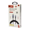 Cable Micro USB a USB Mt Enmallado Mbps W Premium NETCOM PE CA Cable Micro USB a USB de  metro Netcom PE CA enmallado en nylon y con conectores de aluminio un producto para carga rápida de HD Multimedia PERU SAC