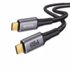 Cable Thunderbolt  MT USB C Gbps W NETCOM PE PH Cable Thunderbolt  USB C a USB C de  metro Netcom PE PH enmallado y con conectores de aluminio soporta Gbps W PD y K un producto de HD Multimedia PERU SAC