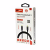 Cable Thunderbolt  MT USB C Gbps W NETCOM PE PH Cable Thunderbolt  USB C a USB C de  metro Netcom PE PH enmallado y con conectores de aluminio soporta Gbps W PD y K un producto de HD Multimedia PERU SAC
