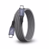 Cable Thunderbolt  MT USB C  Gen Gbps KHz W NETCOM PE PH Cable Thunderbolt  USB C a USB C de  metro Netcom PE PH enmallado y con conectores de aluminio soporta Gbps W PD y K un producto de HD Multimedia PERU SAC