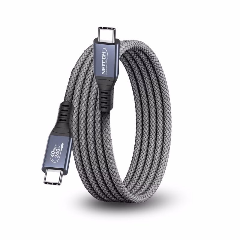 Cable Thunderbolt  MT USB C  Gen Gbps KHz W NETCOM PE PH