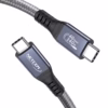 Cable Thunderbolt  MT USB C  Gen Gbps KHz W NETCOM PE PH Cable Thunderbolt  USB C a USB C de  metro Netcom PE PH enmallado y con conectores de aluminio soporta Gbps W PD y K un producto de HD Multimedia PERU SAC