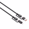 Cable USB  en  USB C Lightning USB A M W Enmallado LDNIO LC Cable de datos y carga W LDNIO LC cargando laptop y iPhone simultáneamente venta en HD Multimedia PERU SAC