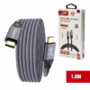 Cable USB C MT Genx Gbps KHz W NETCOM PE CA Cable USB C a USB C de  metros Netcom PE CA enmallado y con conectores de aluminio soporta Gbps W PD y K un producto de HD Multimedia PERU SAC