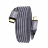 Cable USB C MT Genx Gbps KHz W NETCOM PE CA Cable USB C a USB C de  metros Netcom PE CA enmallado y con conectores de aluminio soporta Gbps W PD y K un producto de HD Multimedia PERU SAC
