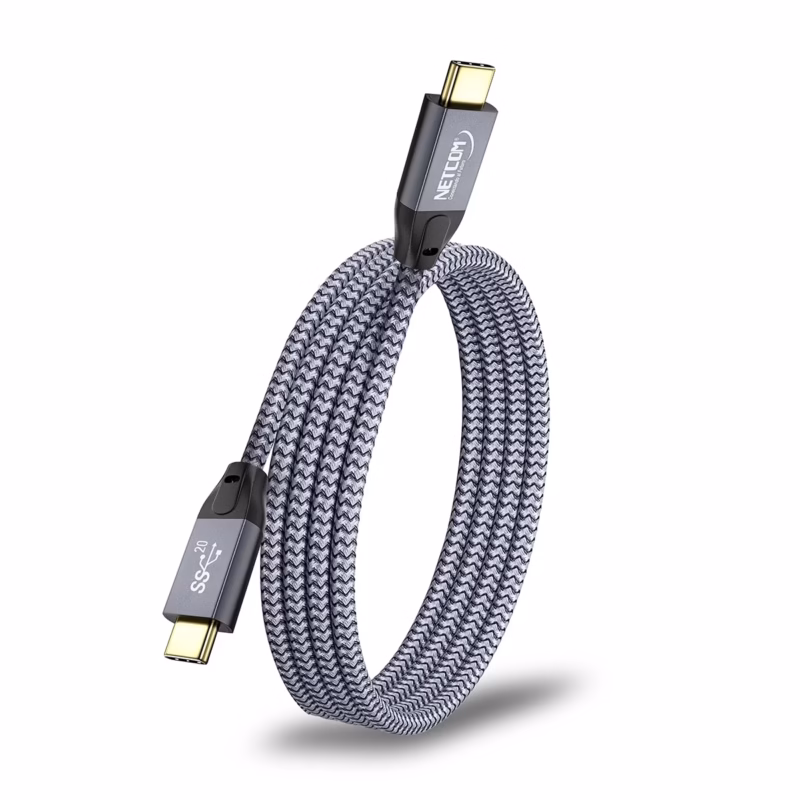 Cable USB C MT Gen x Gbps KHz W NETCOM PE CA