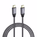 Cable USB-C 1MT Gen2x2 20Gbps 4K@60Hz 240W NETCOM PE-CA0301, Cable USB-C a USB-C de 1 metro Netcom PE-CA0301, enmallado y con conectores de aluminio, soporta 20Gbps, 240W PD y 4K, un producto de HD Multimedia PERU SAC.
