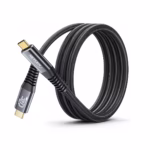 Cable USB-C 3MTS Gen2x2 20Gbps 4K@60Hz 240W NETCOM PE-CA0303, Cable USB-C a USB-C de 3 metros Netcom PE-CA0303, enmallado y con conectores de aluminio, soporta 20Gbps, 240W PD y 4K, un producto de HD Multimedia PERU SAC.