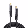 Cable USB C MTS Genx Gbps KHz W NETCOM PE CA Cable USB C a USB C de  metros Netcom PE CA enmallado y con conectores de aluminio soporta Gbps W PD y K un producto de HD Multimedia PERU SAC