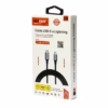 Cable USB C a Lightning NETCOM PE AC  Metros PD W Enmallado Mbps