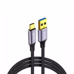 Cable USB-C a USB-A de 1.8mts USB Gen2 10Gbps NETCOM PE-CA0202, Cable USB-A a USB-C de 1.8 metros Netcom PE-CA0202, enmallado y con conectores de aluminio, soporta 10Gbps y 60W de carga, un producto de HD Multimedia PERU SAC.