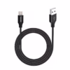Cable USB a Lightning MT Enmallado Mbps NETCOM PE AC Cable USB a Lightning de  metros Netcom PE AC enmallado en nylon y con conectores metálicos un producto premium para iPhone de HD Multimedia PERU SAC