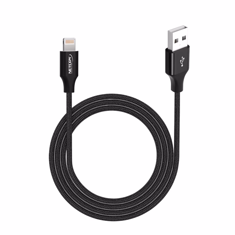Cable USB a Lightning MT Enmallado Mbps NETCOM PE AC