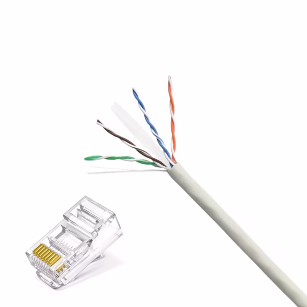 Cable UTP Cat6 Armado por Metro y Ponchado con Rj45, chaqueta LSZH 100% Cobre – LT USA LT-556-AR