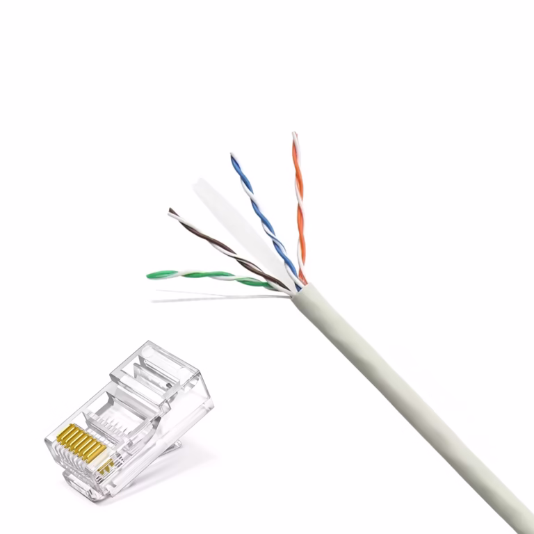 Cable UTP Cat6 Armado por Metro y Ponchado con Rj45, chaqueta LSZH 100% Cobre – LT USA LT-556-AR