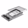 Carcasa para Disco de Laptop HDD o SSD  USB  Gbps Case Transparente Delcom YPH  Carcasa transparente Delcom YPH  para disco duro de laptop  pulgadas SATA a USB  mostrando el interior un producto de HD Multimedia PERU SAC