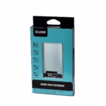 Carcasa para Disco de Laptop HDD o SSD 2.5" USB 3.0 5Gbps Case Transparente Delcom YPH-119, Carcasa transparente Delcom YPH-119 para disco duro de laptop 2.5 pulgadas SATA a USB 3.0, mostrando el interior, un producto de HD Multimedia PERU SAC.