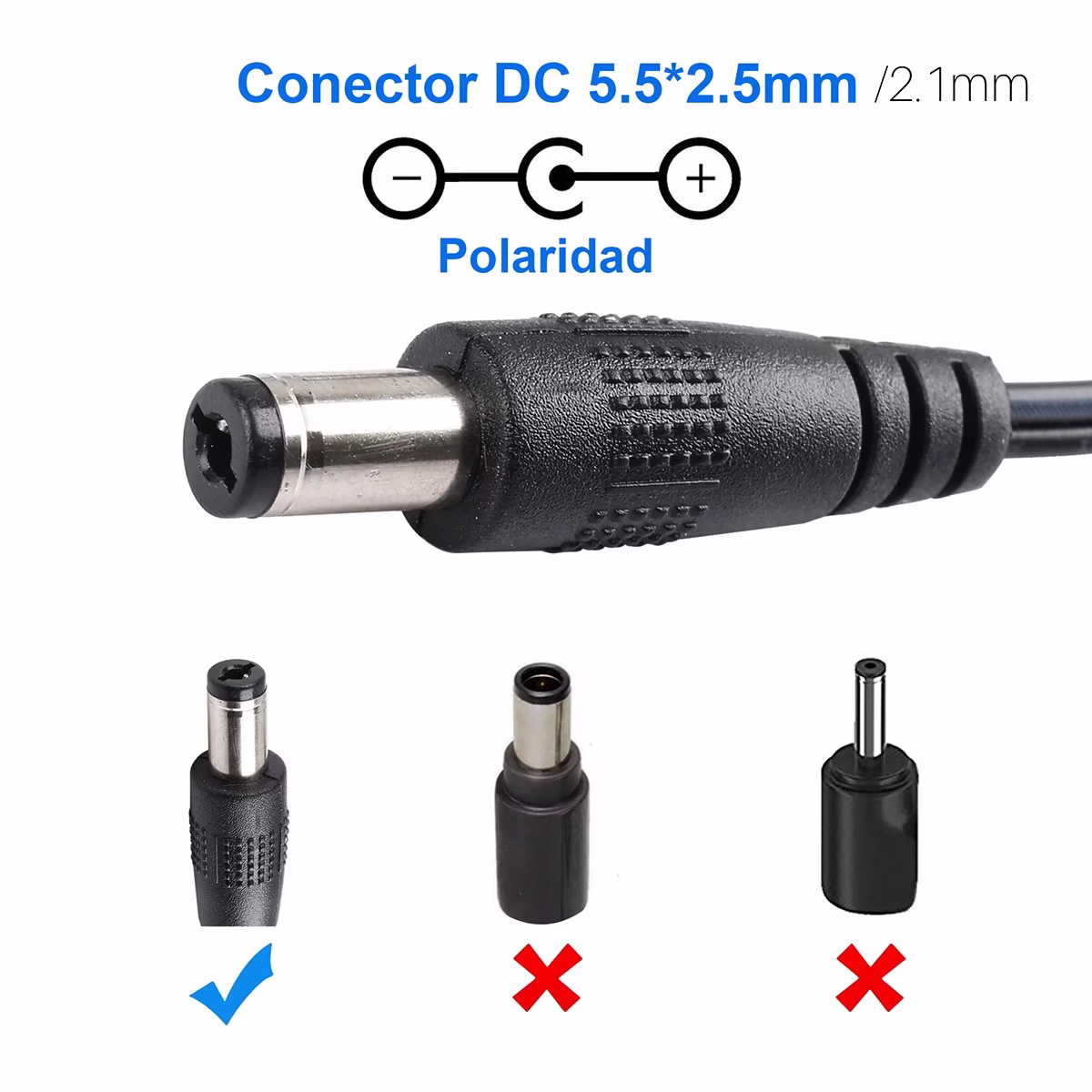 Fuente Regulada 12V 1A ZKTeco ZKPSU1210-D Tipo Switching Original, Adaptador 12V 1A ZKteco, Transformador para Cámara de Seguridad, HD Multimedia PERU SAC