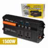 Inversor de Corriente W V a V para Auto | Onda Modificada | High Full Max HFM FL B con Pantalla LCD Inversor de corriente para Auto de W High Full Max HFM FL B negro con pantalla LCD  tomas y puertos USB disponible en HD Multimedia PERU SAC