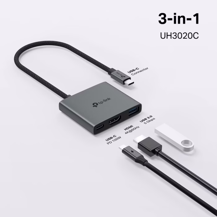 Adaptador USB C a HDMI  en  TP LINK UHC KHz PDW  Adaptador USB C a HDMI  en  TP LINK UHC KHz PDW Hub TP Link UHC puertos HDMI K USB  y Carga PD W en HD Multimedia PERU SAC  HD Multimedia PERU SAC