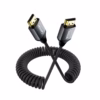 Cable Espiral HDMI CM K Ultra HD Gold Plated NETCOM PE HDE
