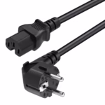 Cable Schuko a NEMA C15 15A 14AWG 1.8 Metros 100% Cobre NETCOM PE-AC0014, Cable de Poder Schuko a C15 1.8M Netcom PE-AC0014 14AWG para Switch Cisco en HD Multimedia PERU SAC