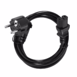 Cable Schuko a NEMA C15 15A 14AWG 1.8 Metros 100% Cobre NETCOM PE-AC0014, Cable de Poder Schuko a C15 1.8M Netcom PE-AC0014 14AWG para Switch Cisco en HD Multimedia PERU SAC