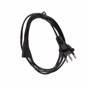 Cable Tipo 8 a 3 en Línea (Tipo L) 1.8M 220V 10A NETCOM PE-PW0091, Cable de Poder Tipo 8 a enchufe 3 en línea norma peruana Netcom PE-PW0091 en HD Multimedia PERU SAC