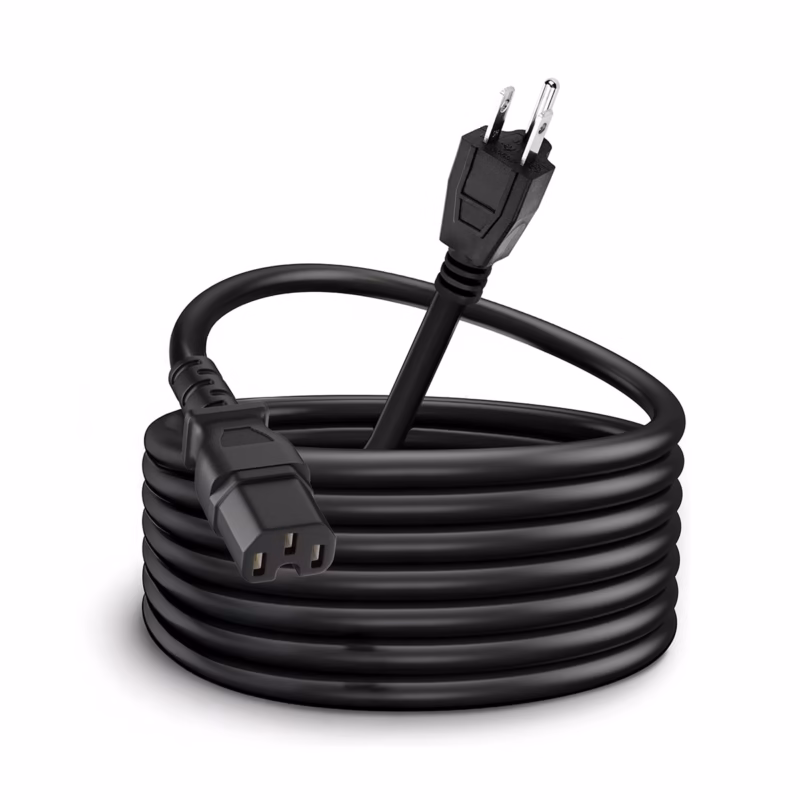 Cable de Poder C15 a NEMA 5-15P 1.8MT 14AWG 16A 100% Cobre NETCOM PE-AC0013______01 Cable de Poder C a NEMA P NETCOM PE AC Metros AWG A Cobre Energía Segura para tus Equipos