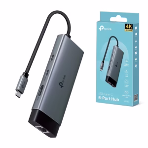 Docking USB-C 6 en 1 TP-Link UH6120C HDMI 4K@60Hz Lan Gigabit 2 Puertos USB 3.0 y PD 100W de Carga Rápida, Docking Station USB-C 6 en 1 TP-Link UH6120C HDMI 4K 60Hz carcasa metal en HD Multimedia PERU SAC