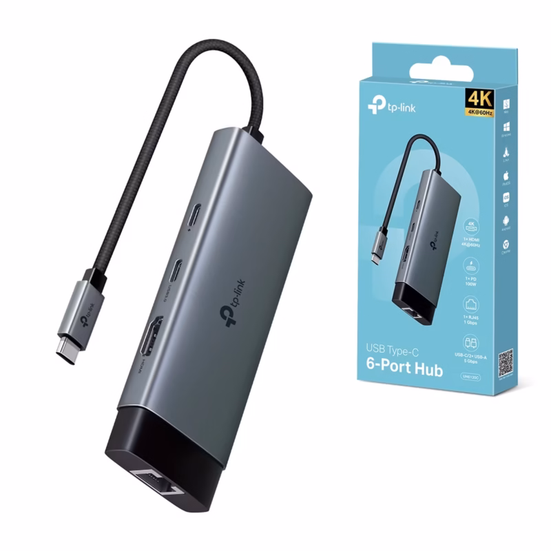 Docking USB C  en  TP Link UHC HDMI KHz Lan Gigabit  Puertos USB  y PD W de Carga Rápida