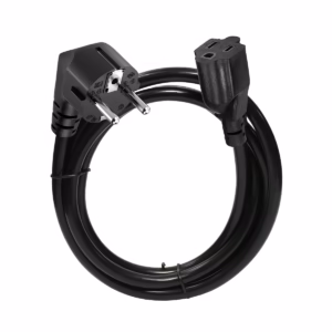 Extensión Cable Poder Schuko a NEMA 5-15R 1.8M 16AWG 220V 10A NETCOM PE-AC0011, Extensión Cable Poder Enchufe Schuko a Tomacorriente Americanoen HD Multimedia PERU SAC