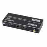 Extractor de Audio HDMI 8K ATMOS 7.1CH Optical Coaxial y Estéreo NETCOM PE-EL0320, Salidas de audio Óptico Coaxial y HDMI Audio Only del extractor Netcom en HD Multimedia PERU SAC