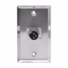 Faceplate Metálico XLR Macho (Canon) 3-PIN NETCOM PE-XLR001________01 Faceplate Metálico XLR Macho (Canon) 3-PIN NETCOM PE-XLR001, Faceplate Metálico XLR Macho de acero inoxidable Netcom PE-XLR001, Faceplate XLR, Placa XLR para empotrar, en HD Multimedia PERU SAC