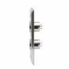 Faceplate de  XLR Macho Metálico Canon  PIN NETCOM PE XLR Placa de Pared con  Canon Macho Faceplate Doble XLR Macho Metálico Acero Inoxidable Netcom PE XLR en HD Multimedia PERU SAC
