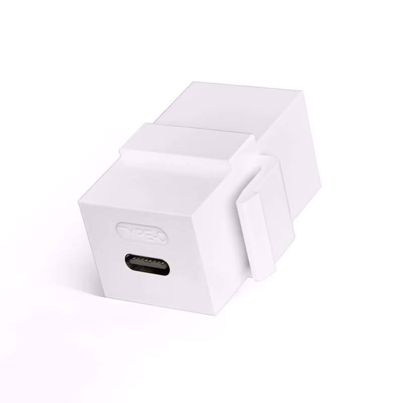 Jack Keystone USB C Hembra a Hembra ° Finder TM USB C C Blanco