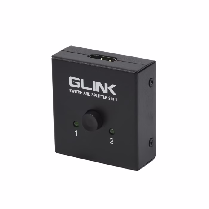 Splitter Switch HDMI K Bi Direccional Glink GL  x o x Metálico La solución Práctica a tu alcance Switch Splitter HDMI K Bi Direccional Glink GL  carcasa de metal en HD Multimedia PERU SAC