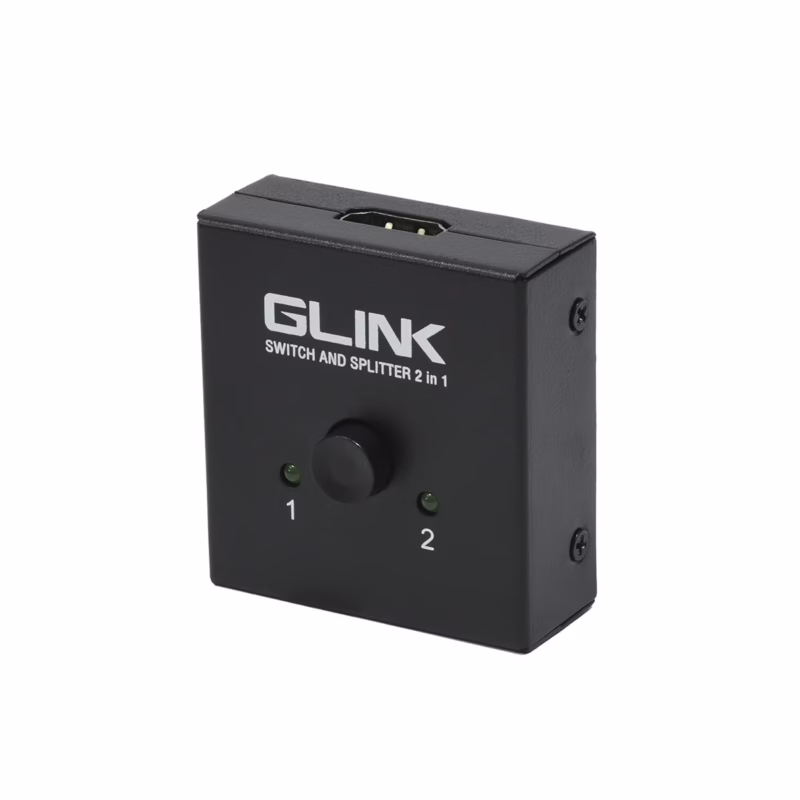 Splitter Switch HDMI 4K@60Hz Bi-Direcional GLINK GL-400 ____01 Splitter Switch HDMI K Bi Direccional Glink GL × o × Metálico La solución Práctica a tu alcance