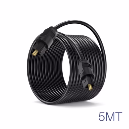 Cable de Audio Óptico Digital 5 Metros Toslink Glink GP-262 Alta Fidelidad, Cable Toslink de 5 metros Glink GP-262 en HD Multimedia PERU SAC