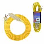 Extensión Eléctrica Vulcanizada 5 Metros 3 Tomas American NET GP-249-5M, Extensión Eléctrica Vulcanizada 5 metros amarilla American NET GP-249-5M con 3 tomas en HD Multimedia PERU SAC