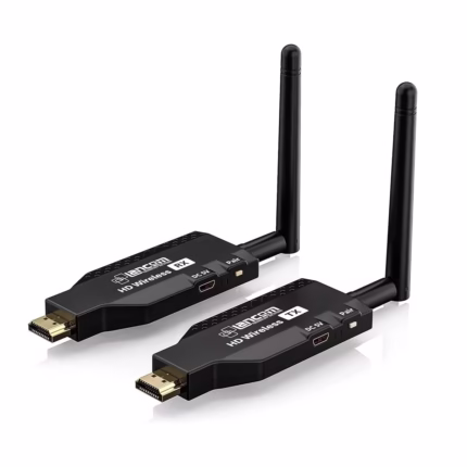 Extensor HDMI Inalámbrico 50m Lancom GT-HDWL50C Negro H.265 5dBi en HD Multimedia PERU SAC, HDMI Inalámbrico, Video WIFI