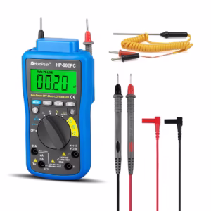 Multímetro Digital HP-90EPC HoldPeak CAT IV 600V CAT III 1000VDC: Medición Inteligente con Conexión a la PC, Multitester Digital HoldPeak HP-90EPC con conexión USB a PC en HD Multimedia PERU SAC"