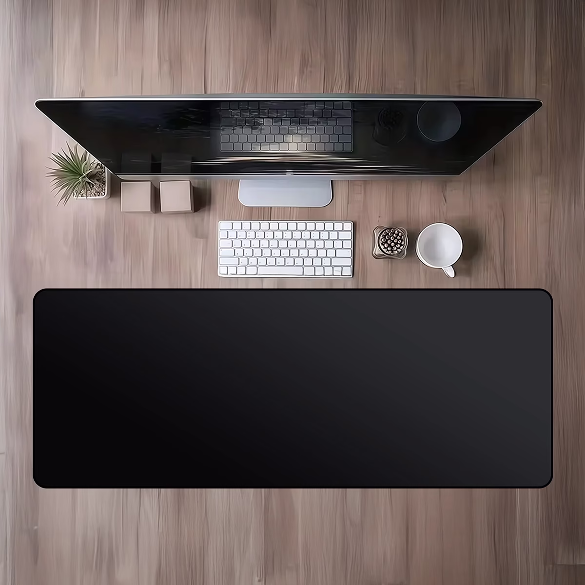 Pad Mouse Gamer XL 900x400mm Negro Borde Verde Delcom DL-PM005, Mouse PAD Gamer Grande XL 900x400mm negro con borde verde Delcom DL-PM005 en HD Multimedia PERU SAC