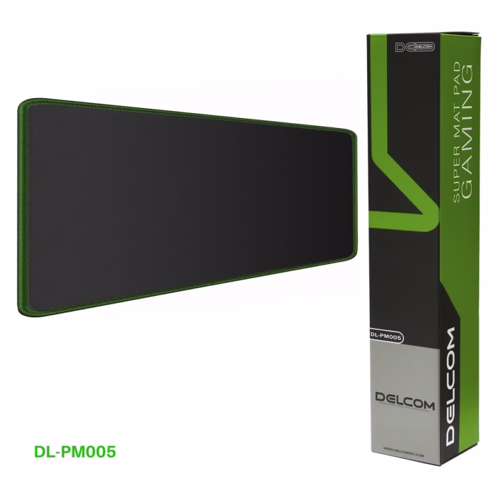 Pad Mouse Gamer XL xmm Negro Borde Verde Delcom DL PM Mouse PAD Gamer Grande XL xmm negro con borde verde Delcom DL PM en HD Multimedia PERU SAC