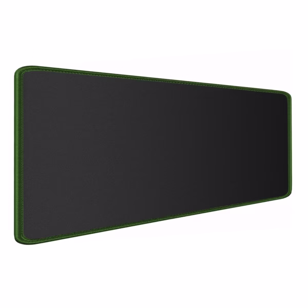 Pad Mouse Gamer XL 900x400mm Negro Borde Verde Delcom DL-PM005, Mouse PAD Gamer Grande XL 900x400mm negro con borde verde Delcom DL-PM005 en HD Multimedia PERU SAC