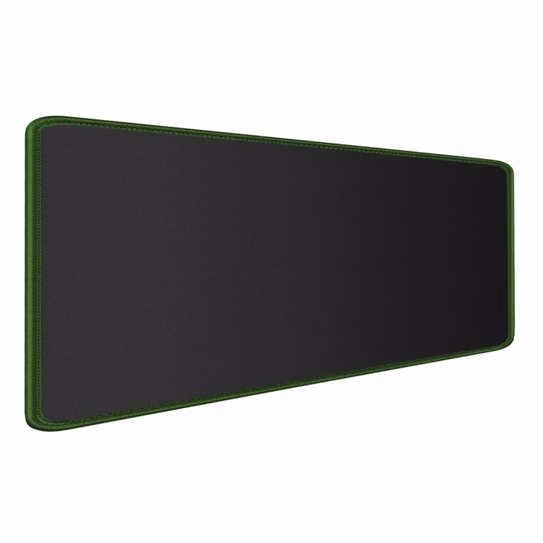 Pad Mouse Gamer XL 900x400mm Negro Borde Verde Delcom DL-PM005, Mouse PAD Gamer Grande XL 900x400mm negro con borde verde Delcom DL-PM005 en HD Multimedia PERU SAC