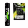 Pack 4 Pilas Recargables AAA Li-ion 1.5V USB-C MaxDay MD-99023 660mWh, Baterías AAA Litio 1.5V MaxDay ideales para control remoto y juguetes en HD Multimedia PERU SAC